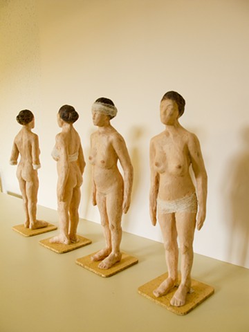 Instalación esculturas ( 4 piezas). Pieza única