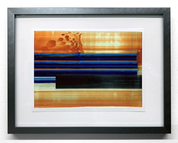 Untitled (Black Blue Orange)