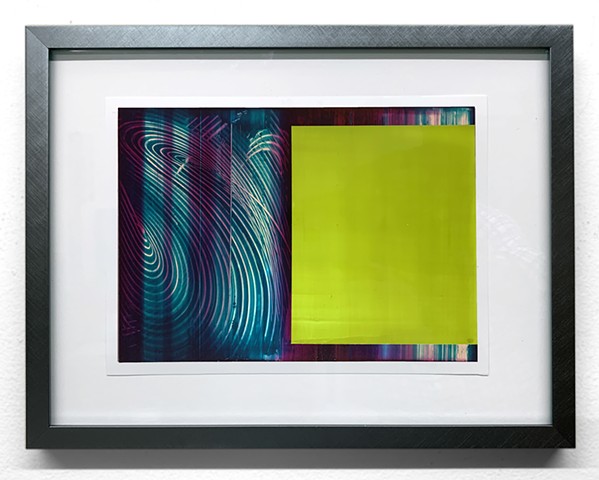 Untitled (Green Gold Violet)