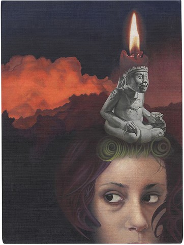 Casey Anthony With Lord Moloch Alighting Upon Her Brazen Dome