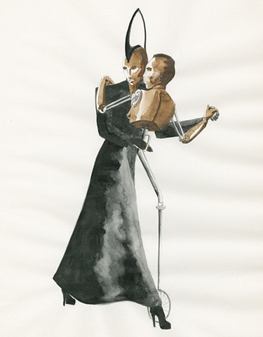 Grace Jones - Libertango Hat and Dancing Doll