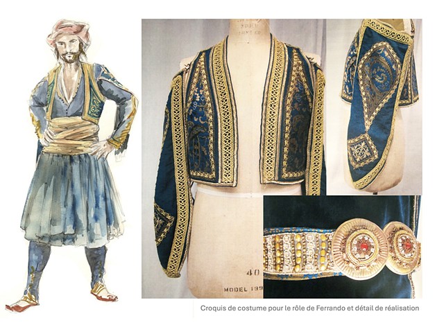 Ferrando, sketch and details