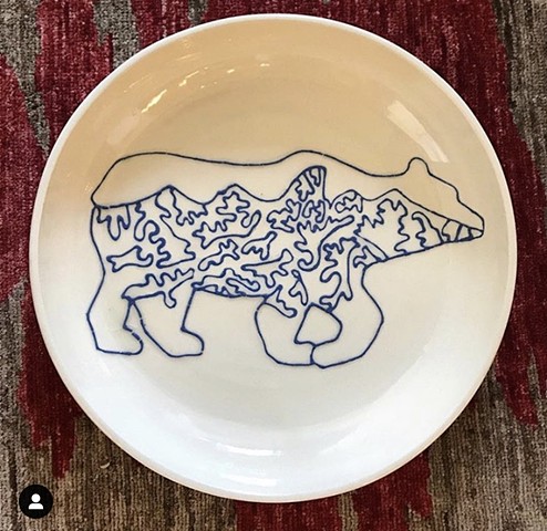 Teton Bear Platter