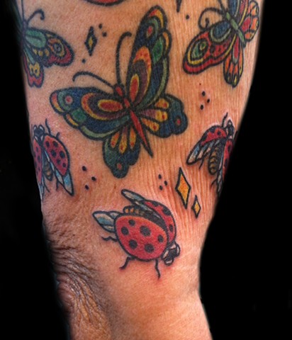 Ladybugs and Butterflies
