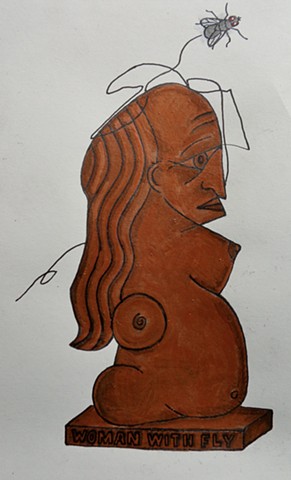 Woman with Fly