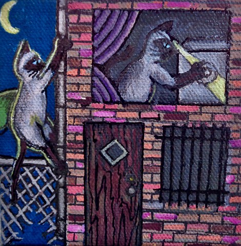 Cats with Skills (cat burglars)