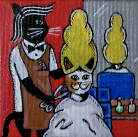 cat/hairdresser