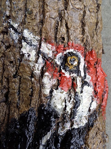 Woodpecker (detail)