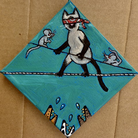 cat/tightrope
