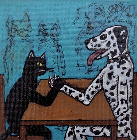 cat arm wrestler