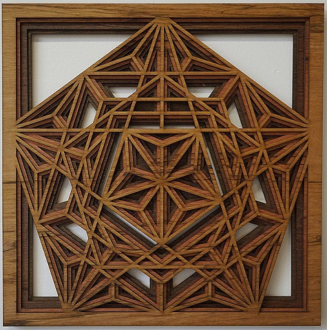 Geometric Lasercut Sculpture