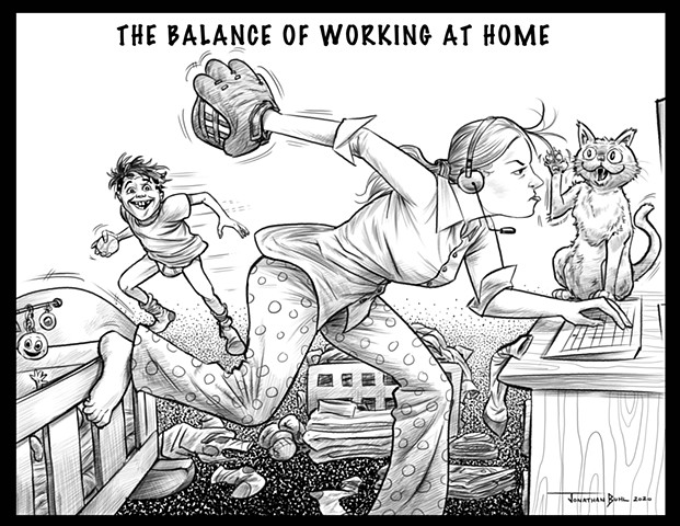 The Balance of Working at Home