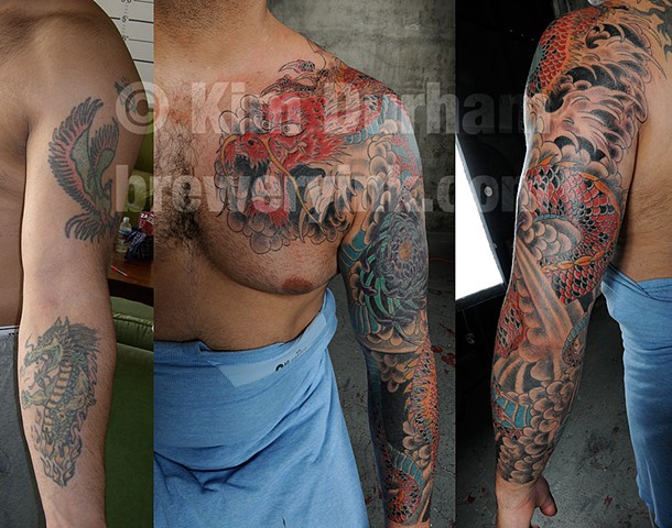 red dragon sleeve