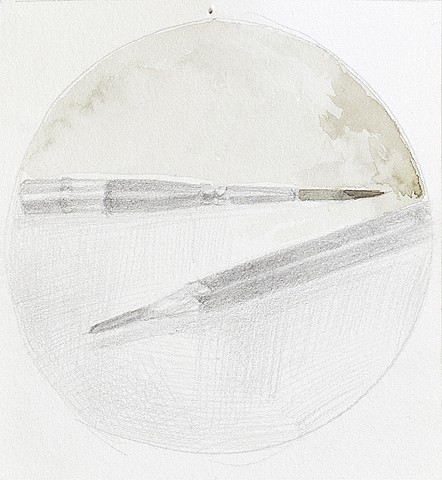 Day 22, Pencil with brush