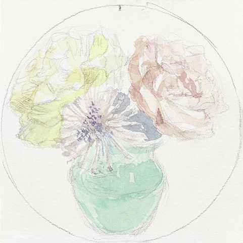 Day 29, Vase with flowers