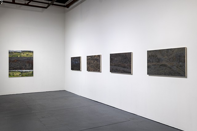 Installation view of "Battlegrounds"