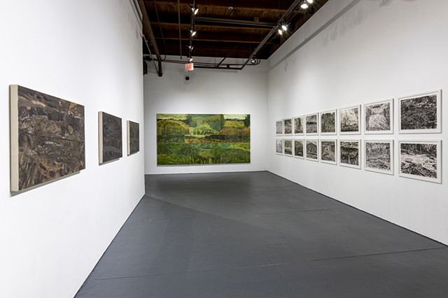 Installation view of "Battlegrounds"