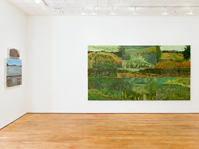 Installation view of "Lookout"