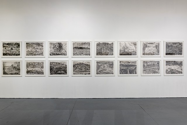 Installation view of "Battlegrounds"