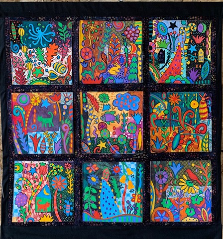 Nine Patch Vignettes, work of Cindy Taylor
