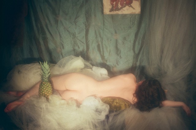 The Reclining Nude with Pineapple 