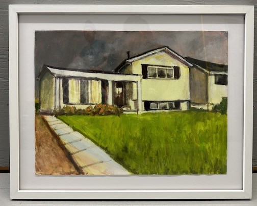 Large Work on Paper Framed