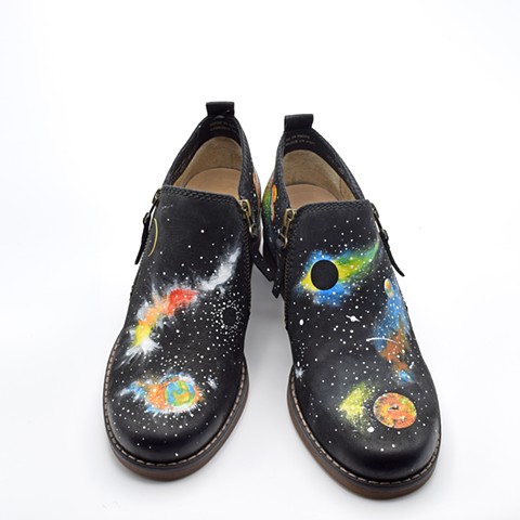 Hand Painted Galaxy Shoes