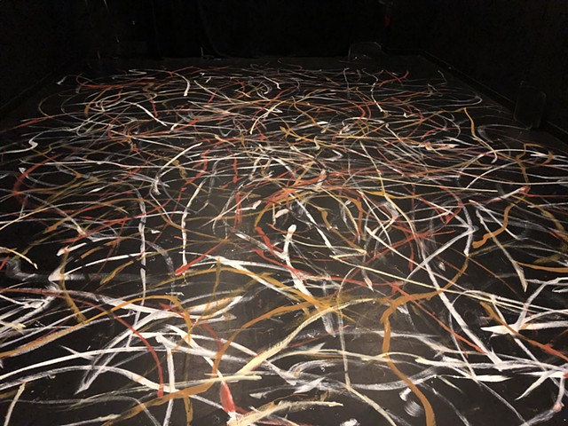 Floor painting for The Afterlife