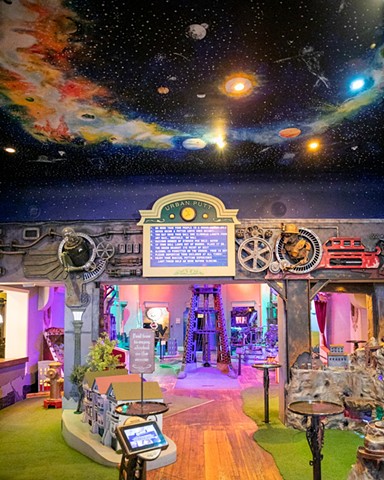 Urban Putt Galaxy Ceiling