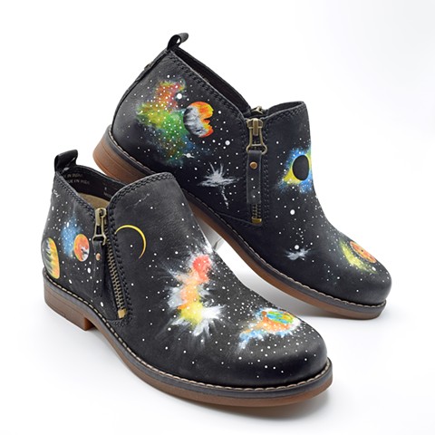 Hand Painted Galaxy Shoes