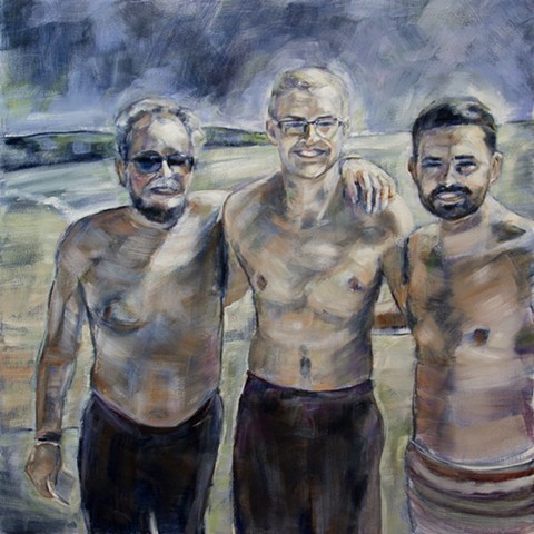 three bathers