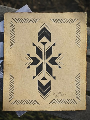 Ink on Handmade Paper