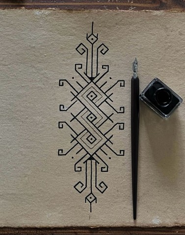 Ink on Handmade Paper