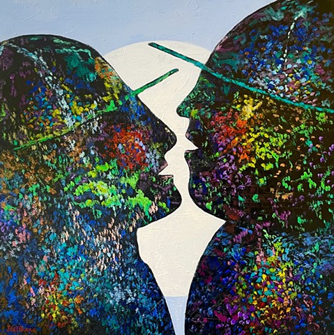 Holiday sale joel barr savannah coastal artist oil abstract surreal