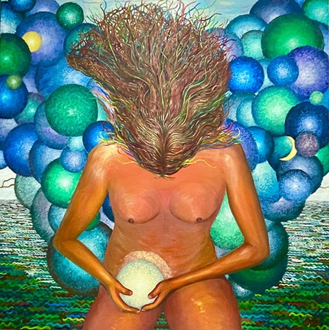 oil on canvas, journey of discovery, fine art, joel barr savannah artist