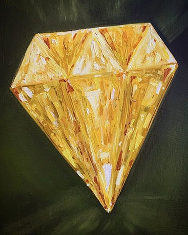 Yellow (Deep) Single Cut Diamond