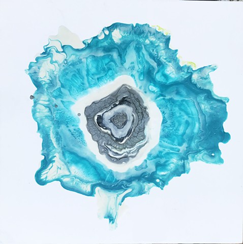 Geode: Turquoise Pale