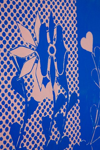 Stand In (Blue) detail