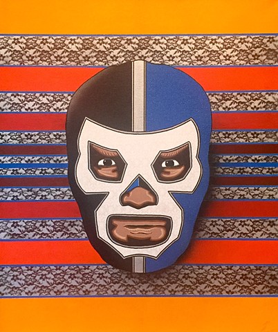 Luchdor , Lucha Libre mask painting