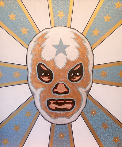 Luchdor , Lucha Libre mask painting