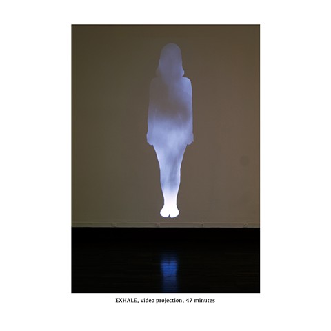 video projection steam figurative by Ana England