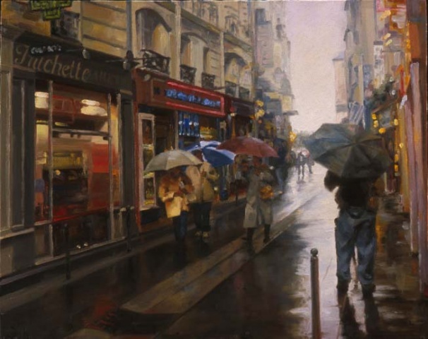 A Wet Afternoon in the Latin Quarter
