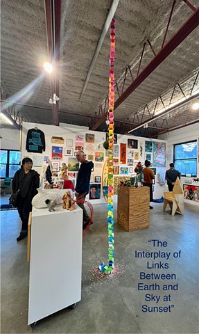"The Interplay of Links Between Earth and Sky at Sunset" BUOY Gallery, Kittery ME