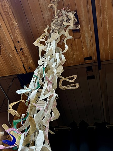 "Impermenance" detail, The Art Center, Dover NH 