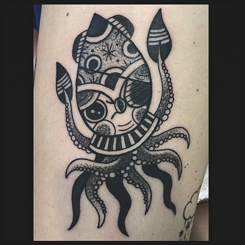 Kawaii,octopus,kawaii tattoo