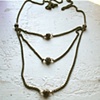 James Necklace with Vintage Beads