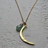 Gold Crescent Moon Necklace