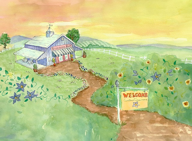 Illustration from "The Kindful Mouse and the Gold Cash Register" 2025