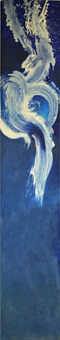 blue and white celestial deep space
