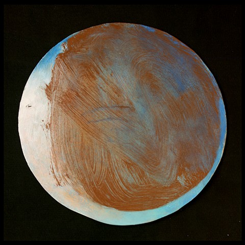 Waning Crescent Moon, Bronze